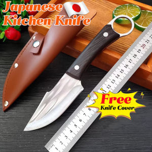 [Free Knife Cover] Japanese Meat Knife Mongolian Kitchen Knife Heavy Duty Japan Made Titanium Knife Japan Knife Original Knife Set Kitchen Steel Knife Stainless Steel Knife For Kitchen Set Cooking Knives Kitchen Accessories Wares