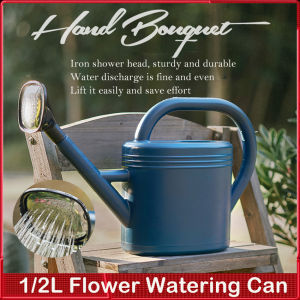 ฝักบัวหัวฉีดพลาสติกสำหรับปลูกกระป๋องรดน้ำดอกไม้ความจุขนาดใหญ่ฝักบัวพวยยาวสามารถรดน้ำได้หัวฝักบัวเครื่องมือทำสวนไม่มีฝักบัว