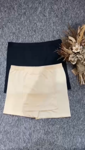 Celana Pendek Wanita Anti Nyeplak - Legging Seamless Cewek Elastis Motif Polos - CP876