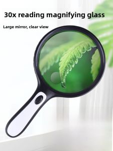 MONLEYTA | German High Definition Magnifying Glass Elderly Reading Glasses Handheld High Power Non-Spherical Large Mirror For Reading And Newspaper