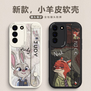 Samsung Galaxy S25 Ultra Protective Phone Case with Wristband Silicone Rabbit Design Womens New Anti-Fall Full Cover Artwork Stand