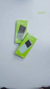 ROBOT Powerbank 10000mah Powerbank 4 Port LED Powerbank Slim Tipis Portable RT190S 2A Dual Input and Output Port Type C & Micro USB Original Fast Charging Real Capacity - Garansi Resmi 1 Tahun