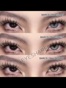 Eyeshare Softlens BARCELONA Seri Brown Soflens Murah Softlens 14.2mm Bigeyes Mata Lensa Kontak Warna
