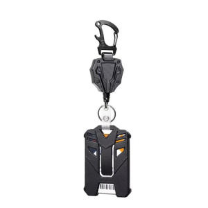 Giá Đỡ Thẻ Chiến Thuật Có Móc Khóa Carabiner Giá Đỡ Thẻ Có Thể Thu Vào Khóa Leo Núi Phụ Kiện Đa Năng