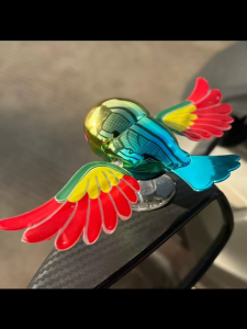 Savika-ของตกแต่งรถยนต์ นกน้อยคู่ใจ ปีกขยับได้ตามลม เครื่องประดับรถ DIY อุปกรณ์ตกแต่ง