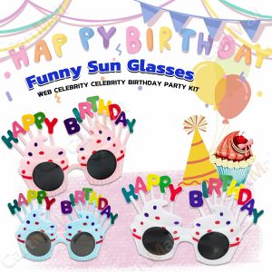Happy Birthday Funny Sun Glasses Plastic Glasses Party needs party supplies