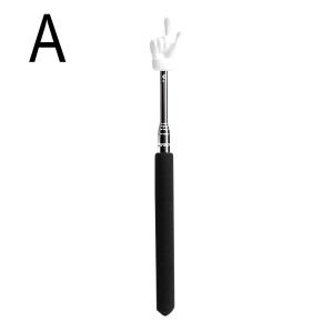 Teacher Finger Reading Stick Retractable Steel Telescopic Rod Guide Pointer Anti-slip Handle Teaching Guide Pointer