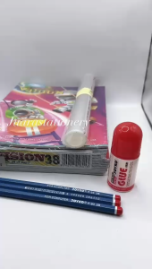 Paket BACK TO SCHOOL Buku Sampul Pensil Penghapus Serutan Lem / Set Masuk Sekolah