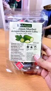 Teh Labu Kundur dan Pare dengan Daun Murbei Herbal Sehat Daya Tahan Tubuh