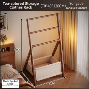 YONGJUE | Space-saving Freestanding Bedroom Coat Rack