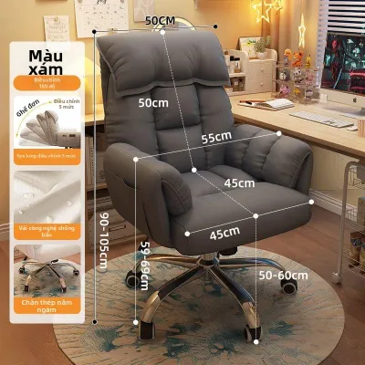 AYIJIE | Ghế Gaming Văn Phòng Ergonomic Thoải Mái Cho Ngồi Lâu