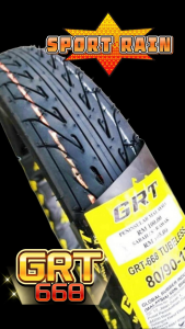 TIRES TAYAR GRT 668 TUBELESS COMBO SET 70/90-17 80/90-17