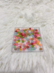 เรซิ่นดอกไม้จิ๋ว ขนาด6มิล 100ชิ้น