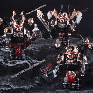 Third-party Warhammer 40k Emperor Space Marines Thunder Warriors Minifigure Blocks