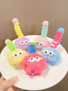 Internet Hot New Stuffed Color Cute Little Monster Hairpin Hairy Hair Clips Children Funny Duckbill Clip Funny Headdress