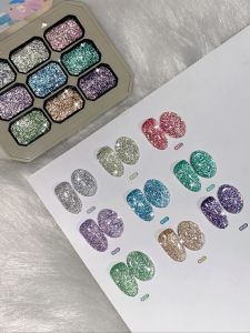 Gel Móng Tay Phản Quang 9 Màu Dạng Kim Cương Làm Móng Nghệ Thuật DIY Keo Đặc Trang Trí Cho Tiệm Nail 22.5ml