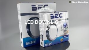 Bilbo ลอย 12/18 วัตต์ LED หน้ากลม ขอบดำ แสงขาว / แสงขาวนวล กลยุทธ์มือ