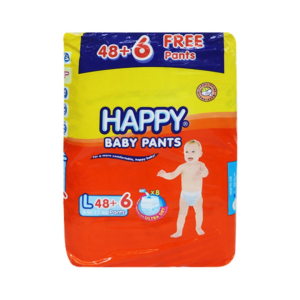 Happy Pants Baby Diapers Large 48