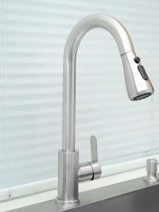 Can Stretch to 60cm💧Stainless 360° Rotate Flexible Cold Tap & Extender Faucet Sprayer