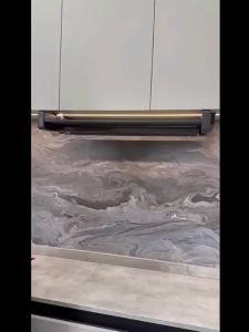 1Piece Under Wall Cabinet Pull Down Folding 2-tier Storage Shelves