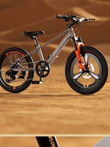 Adjustable Speed Childrens Bicycle 18/22 Inch Boys And Girls 5-18 Years Old Middle-sized Kids Primary School Single Bicycle Pedal Car