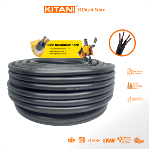 KITANI - NYY 4x1.5 mm² - 50 Meter -  Kabel Tembaga Kawat