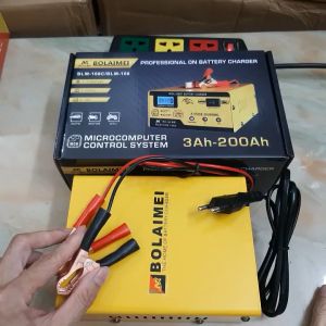 Sạc ắc quy ô tô xe máy 12V 24V 200AH BOLAIMEI BT-618 HÀNG CHÍNH HÃNG