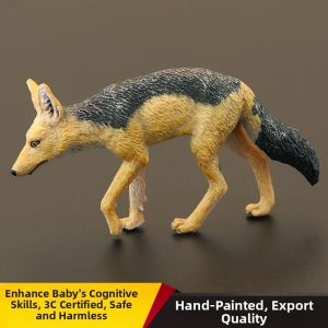 MENGSILE | Realistic Wildlife Toy Models for Kids Wolf Family