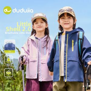 DUDUJIA | Áo Khoác Softshell Trẻ Em Chống Nước 3 Trong 1