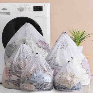 1-4PCS Household Storage Washing Laundry Bag Mesh Organizer Net Dirty Bra Socks Underwear Shoe Storag Wash Machine Cover Clothes