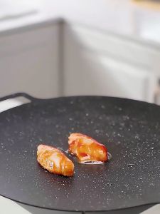 BW-C1211 Wajan Panggangan Grill Pan 34 CM Anti Lengket Alat Pemanggang BBQ Korea Datar / Wajan