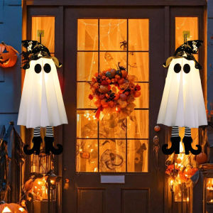 1/2/3pcs Halloween LED Light Up Witch Ghost for Halloween Party Home Indoor Outdoor Yard Decoration Scary Hanging Ornaments Gift