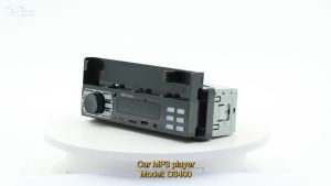 BQCC | BQCC 1Din Car Radio with Phone Holder Stereo Player FM/USB/SD/AUX 7-Color Lights Wiring Protection Car Location Tracking