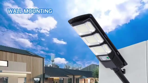 YESQ solar street light 95000W outdoor waterproof IP68 solar led garden lamp Intelligent sense and stable light