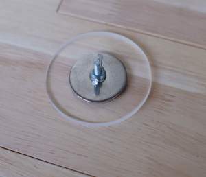 LP191 ฐานอะคริลิคติดที่วัดอุณหภูมิ  ความชื้น เปลี่ยนตำแหน่งการจัดวางง่าย ติดตั้งด้วยน็อตมือหมุน