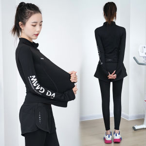 WANTINGDINUO | Moisture-wicking Lightweight Spring Autumn Womens Sports Wear Set
