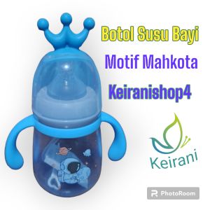 PRETTY BABY BOTOL SUSU BAYI FEEDING BOTTLE BABY WIDE CALIBER WIDENECK LEHER LEBAR 2 GAGANG BPA FREE 300ML 2 VARIAN WARNA 3 - 24 BULAN
