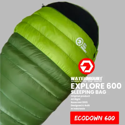 Sleeping Bag Watermount Explore Ecodown 600