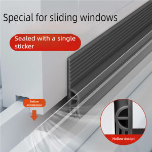 TPE Self Adhesive Window Seal Strip Adhesive Triple Sound Insulation Windproof Anti-Cold Door Under Flexible Weatherstrip Tape