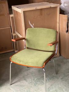 Nordic Retro Leisure Chair Backrest Comfortable Home Office Single Sofa Esports Seat Designer Furniture Residential Chair