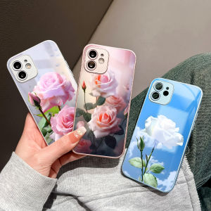 Hontinga เคสสำหรับ Samsung Galaxy เคสกระจกเทมเปอร์ A20 A20S A21S A22 A23 A24 A30 A30S A31 A32 A33 A34 A42 5G 4G เคสเคสโทรศัพท์เคสแข็งเคสโทรศัพท์ด้านหลัง