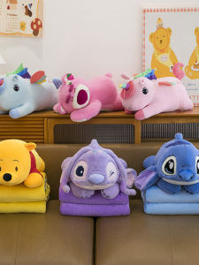 Áo Khoác Nướng Hoạt Hình Hai Trong Một Đa Năng Gối Ngủ Trưa Huggable Vật Dụng Trang Trí Phòng Khách Bằng Vải Polyester