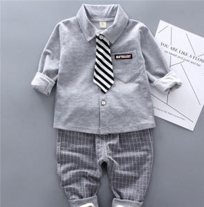 Lawadka Baby Boy Clothes Sets Long Sleeve Tie T-Shirt +Pants 2Pcs Outfits Cotton Sport Suit For Boy Clothes Spring Autumn 6M-3Y