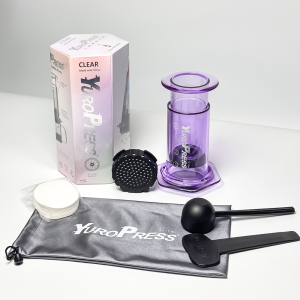 Máy Pha Cà Phê Espresso Kiểu Pháp Di Động Dụng Cụ Pha Chế Cà Phê Chuyên Nghiệp Ấm Pha Cà Phê Kèm 100 Chiếc Giấy Lọc Cà Phê Kiểu Ép Khí 64mm