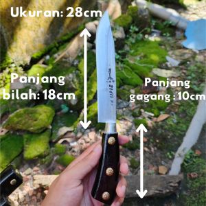 PISAU CAP GARPU UNTUK KEPERLUAN DAPUR. PISAU SESET UNTUK DAGING DAN TULANG.