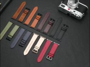 Leather Strap for Apple Watch Band 44mm 40 42 46 38 49 41 45mm Watchband for IWatch Series 12 11 10 9 8 7 6 5 4 3 SE Ultra 2