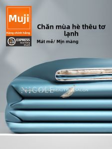 WUYINLIANGPIN | Chăn Hơi Mát Có Thể Giặt Được Thêu 4PCS