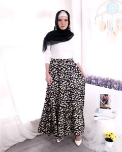 Rok Panjang Corak Bunga & Rok Muslim Mayung Payung Termurah Terlaris