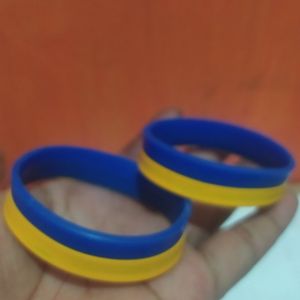 Gelang Karet Brigez Biru Kuning
