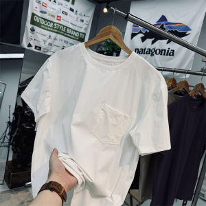 Island Country Order Scratch-Proof Abrasion Resistant Tear-Proof Men Summer Outdoor Mountain Quick Drying Clothes Loose Retro Short Sleeve T-shirt